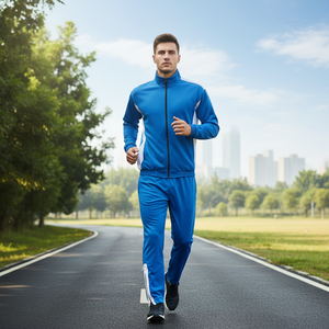 Ensemble de survêtement pour homme en polyester modèle 2022, séchage rapide, imprimé contrasté, jogging, vêtements de sport, shorts, micro-taslon, taille plus, 100% hiver - Product Image 3