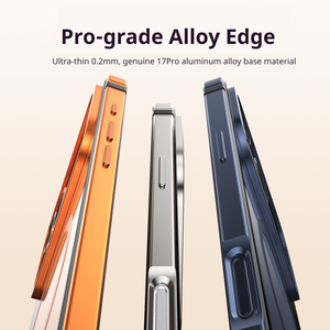 Custodia Trasparente Antiurto in Lega di Alluminio per <span class=keywords><strong>iPhone</strong></span> Serie 17, con Magneti Integrati, <span class=keywords><strong>Cover</strong></span> Magnetica Trasparente - Product Image 4