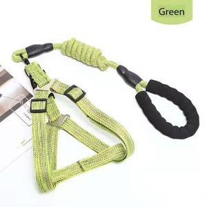Groothandel hondentuig, huisdierbenodigdheden, hondentuig met anti-explosie borst- en rugtuig van linnen - Product Image 3