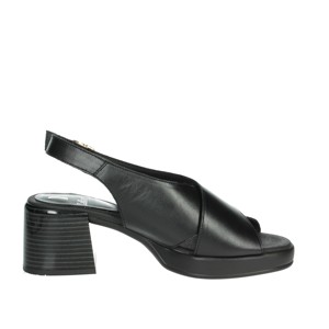 Sandali con plateau con tacco in polvere 33501 e punta aperta alla moda con lacci alla caviglia per attività estive all'aperto - Product Image 4