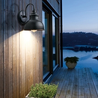 Lampe murale extérieure vintage en fer LED, IP65 étanche, blanc chaud 2700K, garantie 3 ans, décoration pour jardin, villa, balcon, patio, véranda