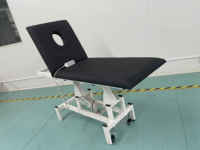 XINDA Table de massage électrique portable à 3 sections en mousse à mémoire de forme la plus populaire pour les soins de beauté du visage à domicile et à l'hôpital