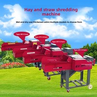 Coupe-herbe automatique 4-7,5 KW, hacheuse de fourrage électrique, broyeur d'herbe, machine à broyer les aliments pour le bétail et la volaille