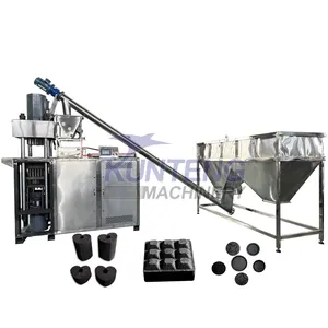 New design cotton stalks briquette charcoal making machine compressed charcoal made shisha charcoal