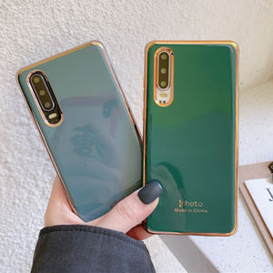 Lovecom — coque de téléphone de luxe avec cadre électroluminescent, en TPU souple, couleur bonbon, pour <span class=keywords><strong>Huawei</strong></span> P20 P30 <span class=keywords><strong>Mate</strong></span> 20 30 <span class=keywords><strong>Pro</strong></span> Nova 5 <span class=keywords><strong>Pro</strong></span> - Product Image 1