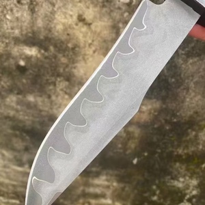 มีดต่อสู้ทางยุทธวิธีคุณภาพสูง ปรับแต่งได้ รุ่นเบรกกิ้งคลาวด์ส ใบมีดเหล็กกล้าไร้สนิมแบบคงที่ ด้ามไม้ มีดพกพาอุตสาหกรรมสำหรับกิจกรรมกลางแจ้ง - Product Image 5