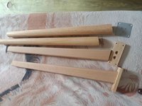 Fabricant Fournisseur Jambes de canapé en bois de remplacement Accessoires de meubles Jambes coniques en bois Jambes de meubles