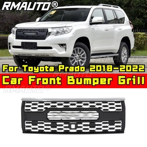 Grille de pare-chocs avant de voiture, grilles de course, calandre pour Toyota Prado 2018-2022, kit carrosserie, accessoires automobiles - Product Image 2