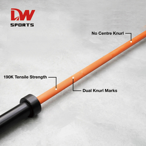 DW SPORTS 2026 New 20kg Cerakote <strong>Utility</strong> Barbell - Multipurpose Weightlifting <strong>Bar</strong> - Product Image 3