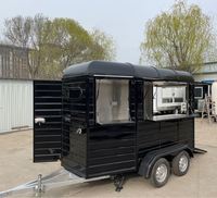 Remolque de Comida TUNE Horse Trailer, Remolque de Comida Rápida con Equipamiento Completo