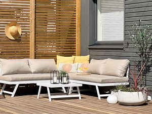 AJUNION Aluminum Modern <strong>Furniture</strong> <strong>Garden</strong> Sofa <strong>Recliner</strong> Lounge Sofa Sectional Set <strong>Garden</strong> <strong>Furniture</strong> with Coffee Table - Product Image 6