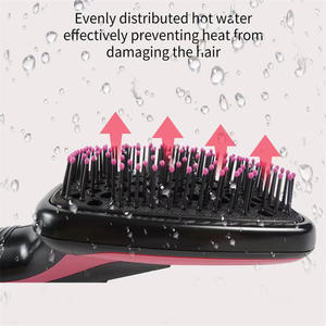 Sèche-cheveux et lisseur 2 en 1 électrique à personnaliser, marque privée, prix bas, achat groupé, peigne lisseur chauffant - Product Image 4