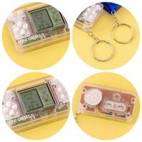 Nouveau Porte-clés de Jeu Rétro Mini Portable en Plastique 2026 – 99 Niveaux de Difficulté Variés, 26 Modes de Jeu, 2 Piles LR44