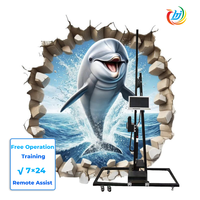 Impresora de inyección de tinta UV de Arte de pared automática portátil vertical 3D Impresora de pared de tinta Uv