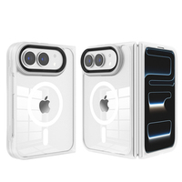 Étuis de téléphone magnétiques pour iPhone 18 Duo, dos transparent, antichoc, accessoires pour téléphone, coque pour iPhone 18 Duo