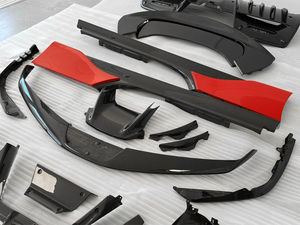 Kits de carrocería de fibra de carbono seca estilo OEM, alerón de parachoques delantero, montaje de entrada de aire para <span class=keywords><strong>Ferrari</strong></span> SF90 - Product Image 4