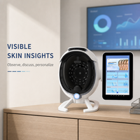 Analyseur de peau 3D multispectrale professionnel avec intelligence artificielle, détecteur de diagnostic cutané multicouche pour centre esthétique
