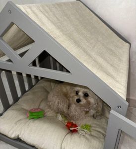 Casa <span class=keywords><strong>de</strong></span> perro <span class=keywords><strong>de</strong></span> madera desmontable muy popular, <span class=keywords><strong>ventanas</strong></span> ecológicas para mascotas, venta al por mayor personalizada para animales pequeños <span class=keywords><strong>de</strong></span> interior y exterior - Product Image 5