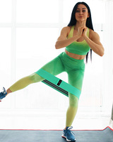 Bandes de Résistance Esthétiques en Tissu – Couleurs Nude Tendance – Ensemble de Bandes de Fessiers en Polyester, Coton et Latex pour Yoga, Pilates et Bien-être – Marque