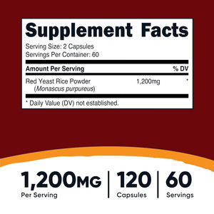 Поддержка OEM/ODM для капсул с экстрактом красного риса высокой концентрации, улучшающих здоровье липидного обмена и обладающих антиоксидантными свойствами, для взрослых - Product Image 2