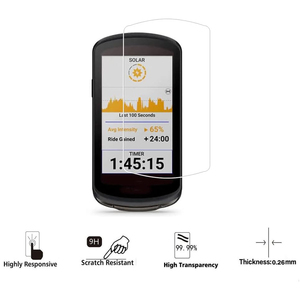 Protection d'écran pour ordinateur de vélo GPS <span class=keywords><strong>Garmin</strong></span> <span class=keywords><strong>Edge</strong></span> 1040 1030 810 820 830 840 <span class=keywords><strong>1000</strong></span> Plus, film en verre trempé ultra clair 2.5D 9H - Product Image 2