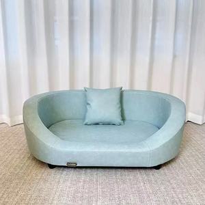 Bán Buôn Sang Trọng Siêu Cổ Điển Pet Sofa Giường Không Thấm Nước Pet Ưa Thích Chỉnh Hình Con Chó Ghế Giường Đồ Nội Thất Bằng Gỗ Cũi Mèo Tổ - Product Image 3