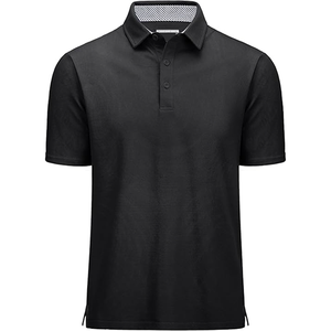 Chemises unies pour hommes OEM ODM, personnalisables, à manches courtes, style urbain, séchage rapide, avec logo, couleur, taille, étiquette et emballage sur mesure - Product Image 4