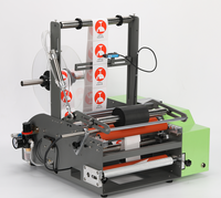 Applicateur d'étiquettes pour bouteilles rondes portables, machine d'étiquetage manuelle pour bouteilles de sauce rondes