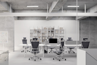 Chaise de bureau exécutive moderne à dossier haut, réglable, en maille, pour ordinateur – Offre Spéciale