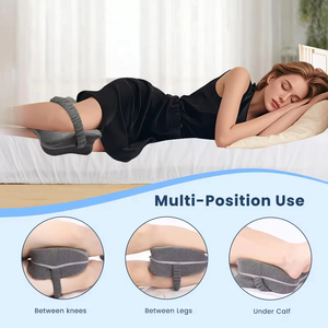 Coussin pour genoux pour dormeurs latéraux, avec sangle pour colonne vertébrale torsadée, amovible et lavable - Product Image 3