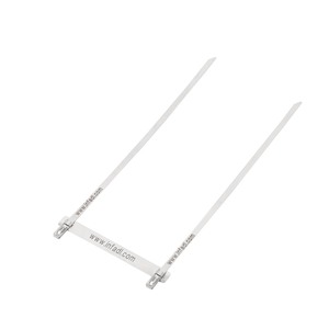 100 Piezas/Bolsa de Bridas de Acero Inoxidable SS304/316 Súper Resistentes a la Corrosión, Placas de Identificación Metálicas para Marcar Cables Eléctricos <span class=keywords><strong>INFA</strong></span> - Product Image 3