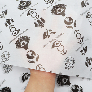 กระดาษเคลือบ PE กันไขมันและเคลือบแว็กซ์ พิมพ์โลโก้ตามสั่ง สำหรับบรรจุภัณฑ์เบอร์เกอร์ แซนวิช และอาหาร - Product Image 2