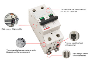 Ac mcb מיני חשמלי מיני מעגלים ce ac240v/415v 1p 2p 2p 3p 4p 6ka ac mcb 10a 16a 20a 25a 32a 40a 50a 63a בית שימוש ac mcb - Product Image 2