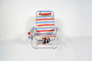 QM Adjustable 600D Oxford Outdoor Folding Metal Aluminum <b>Beach</b> <b>Chair</b> Modern Design Comfortable for Camping and <b>Beach</b> Use - Product Image 2