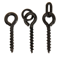 Vis d'appât de carpe OEM 0.1/0.13/0.14g Mirco Swivel Carp Bait Carp Ronnie Rig Zig Boilie Screws Hiar Rig Terminal Tackle avec anneau