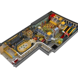 Maison de jeu douce préférée des enfants <span class=keywords><strong>Restaurant</strong></span> Colorful Commercial Parque Playground Infantil Interno Maze for Kids - Product Image 1