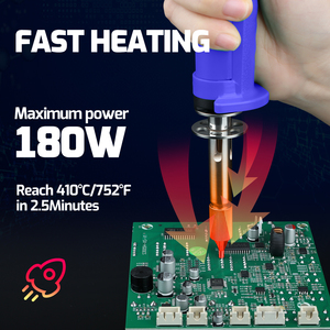 Herramienta <span class=keywords><strong>de</strong></span> Desoldadura Eléctrica WEP 929D-VI con Control <span class=keywords><strong>de</strong></span> Temperatura y Rendimiento Mejorado, Soplador <span class=keywords><strong>de</strong></span> Aire Caliente para Soldar - Product Image 6