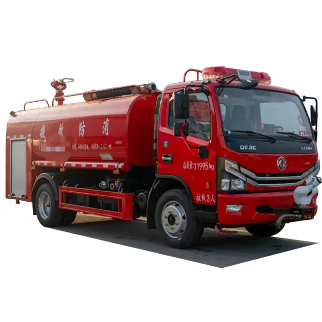 Chinese 8tons Simple fire truck Watering car for Sale in Europe