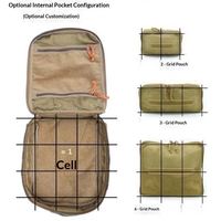 Sac à dos tactique multi-compartiments imperméable pour la randonnée, le camping, les voyages et les premiers secours en plein air, camouflage 900D