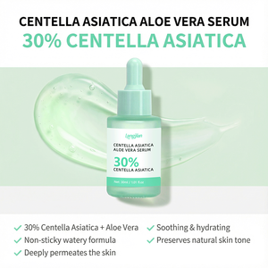 Suero de <span class=keywords><strong>Aloe</strong></span> <span class=keywords><strong>Vera</strong></span> Calmante e Hidratante con Centella Asiática para Control de Grasa, Ideal para Piel Sensible y Propensa al Acné, Marca Privada - Product Image 2