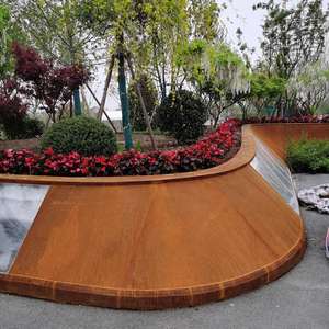 環境に優しいコルテン鋼製屋外フェンス縁板 - 防錆性と耐久性 - Product Image 1