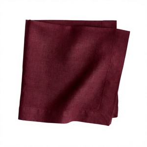 Serviette en coton de haute qualité, faite à la main, durable, sur mesure, style européen, 90x90cm, pour la salle à manger et l'avion - Product Image 2