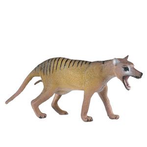 ठोस थाइलसिन आकृति पशु खिलौना विलुप्त जंगली पशु मॉडल टास्कमैनियन बाघ टेबलटॉप सजावट टामेनियन भेड़िए - Product Image 1