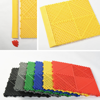 Dalles de sol en PVC modernes antidérapantes à emboîtement pour garage, atelier de lavage de voitures et boutique de detailing automobile - Vente en gros usine