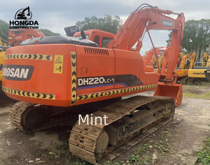 Excavadora caliente original Doosan de segunda mano, menos horas de trabajo, excavadora de construcción de alta calidad - Product Image 1