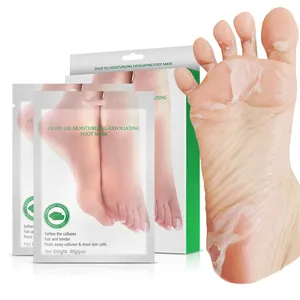 Private Label Amazon di Vendita Caldo Del Piede Esfoliante Maschera Peel piede esfoliazione peeling mascherina del piede