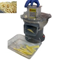 Automatische golvende mes aardappel snijmachine voor het efficiënt maken van gegolfde frietjes