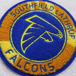 Sophisticated China Number Chenille Patches Embroidered Iron-on Chenille Patches Large - Product Image 3