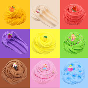 Kit de slime DIY coloré et moelleux, 12 couleurs, extensible, non collant, sûr, non toxique, certifié EN71, jouet anti-stress pour enfants - Product Image 2