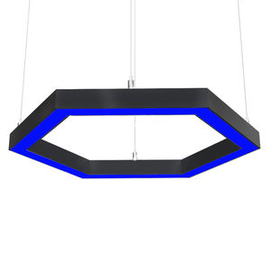 Lumière de <span class=keywords><strong>suspension</strong></span> led RVB de forme hexagonale avec différentes couleurs de coque - Product Image 5